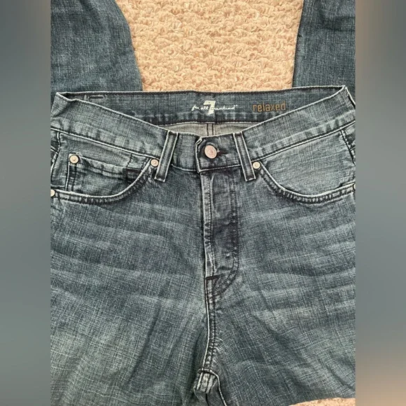 7 for all mankind Men’s Relaxed Straight Fir Jeans